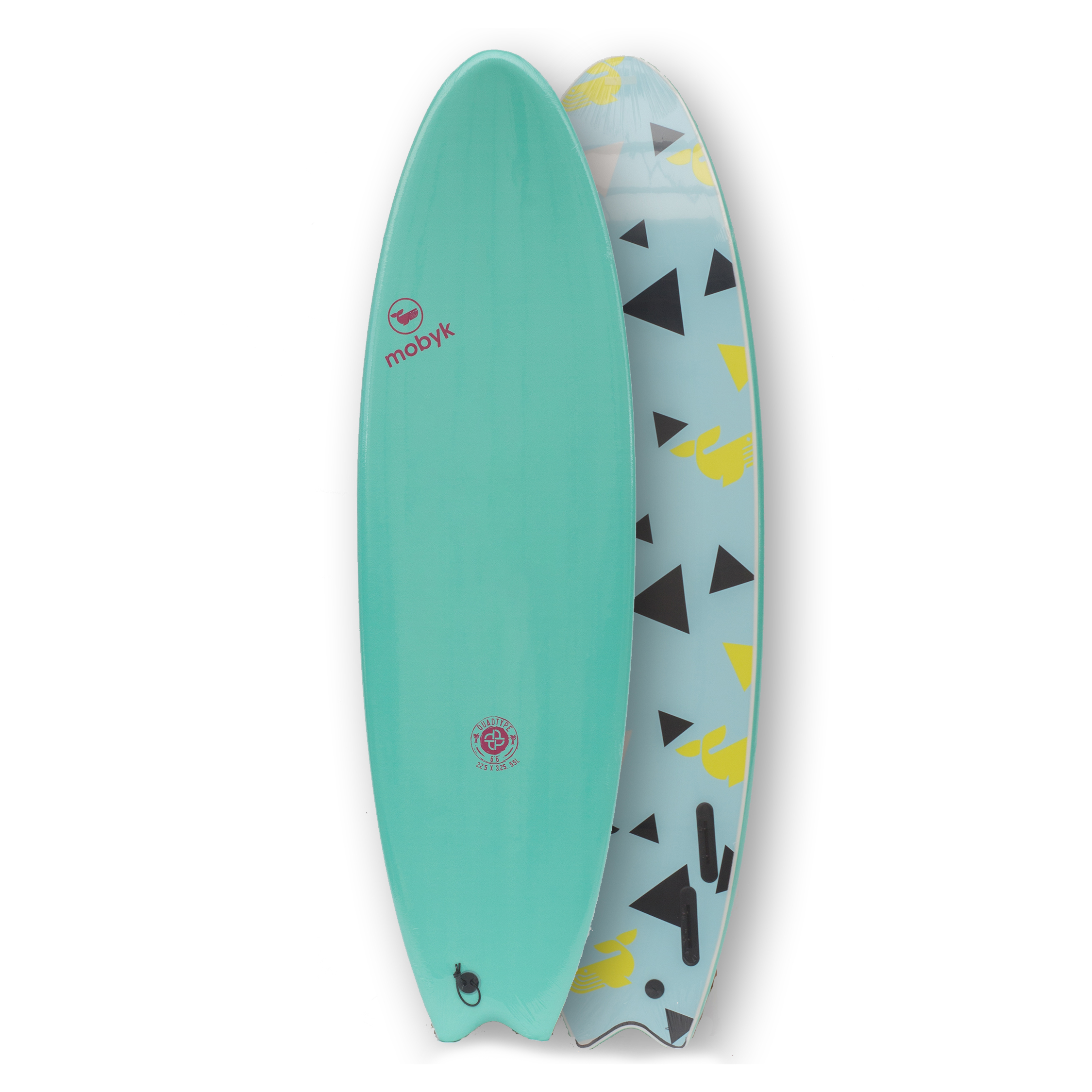 Mobyk softboards 5´6 turquoise