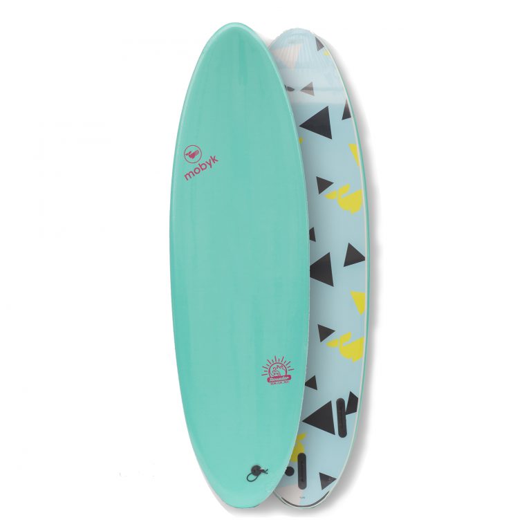 Mobyk softboard rounder 6´4 turquoise