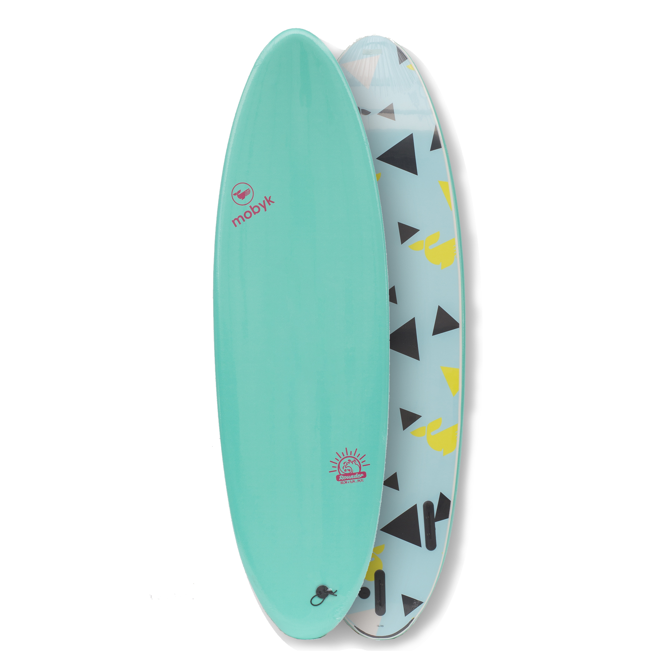 Mobyk softboard rounder 6´4 turquoise