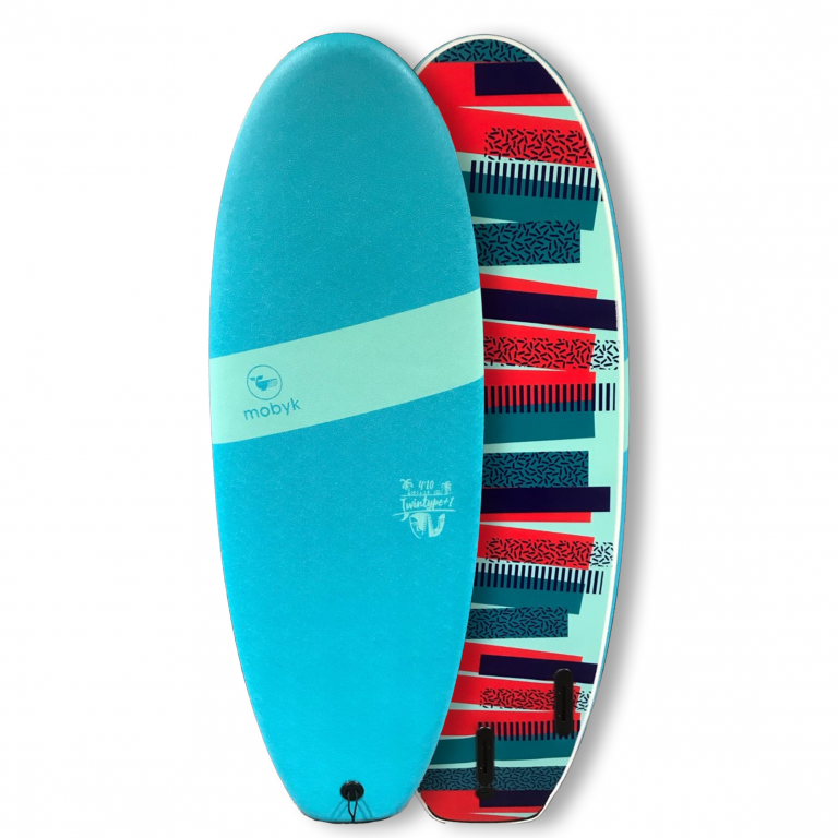 Mobyk softboard 4´10 twintype blue
