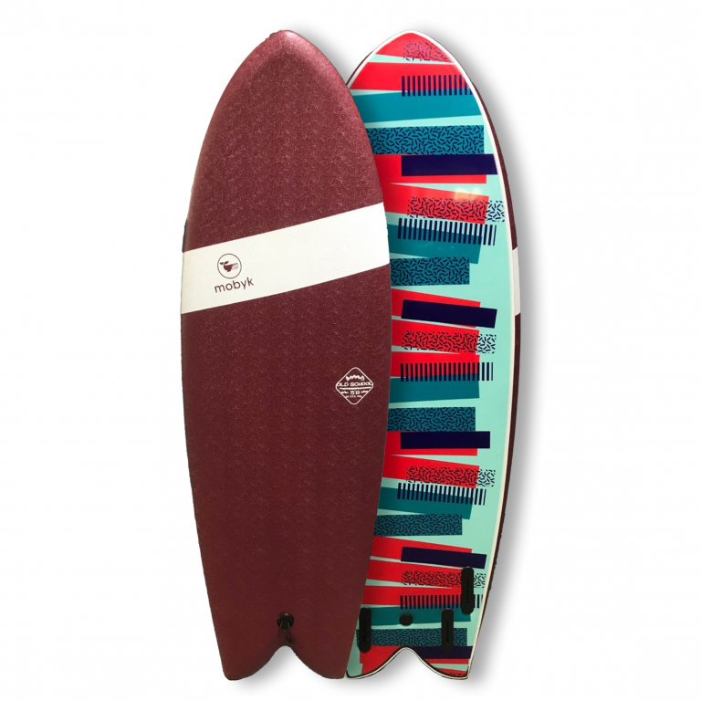 Mobyk softboards 5´8 old school_br